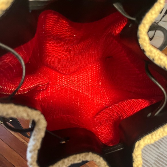 Mansur Gavriel Mini Drawstring Raffia Bucket Bag - EUC! - Picture 10 of 10